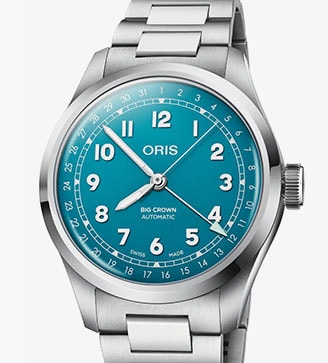 Big Crown Pointer Date 40mm Mens Watch Blue