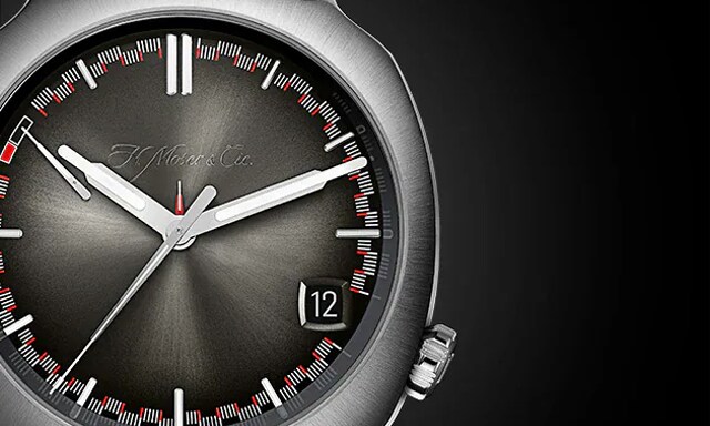 H.Moser & Cie Grey Dial Streamliner Watch