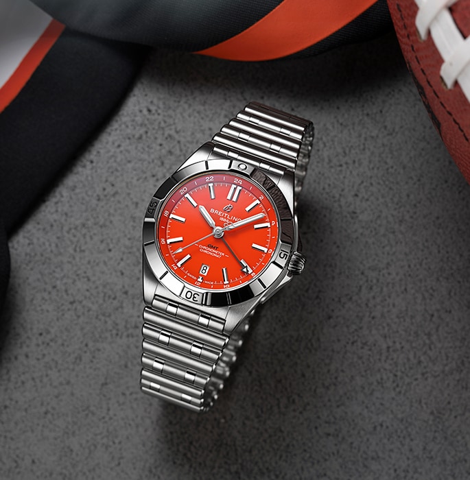 Breitling - Chronomat GMT 40 Cincinnati Bengals Edition Watch