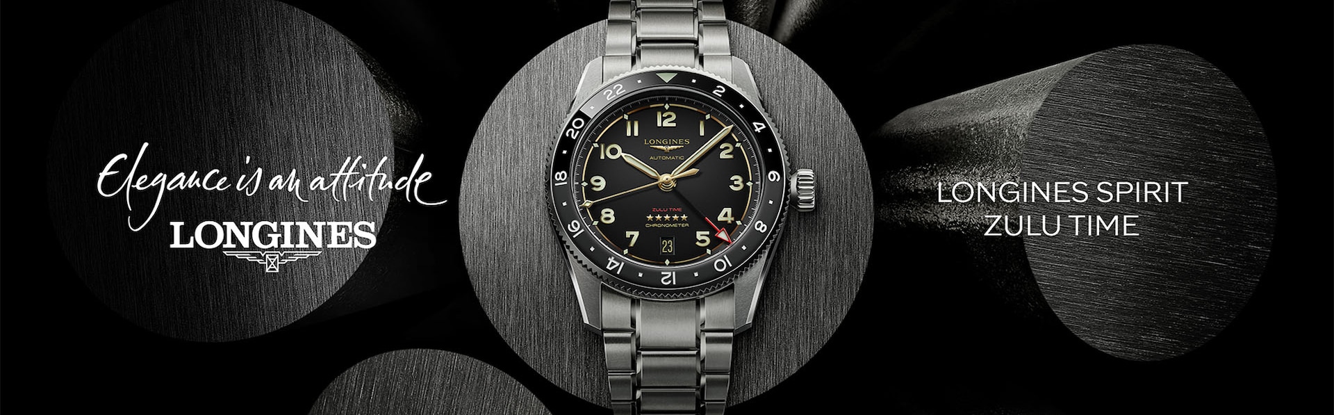 Longines Spirit Zulu Time Watch